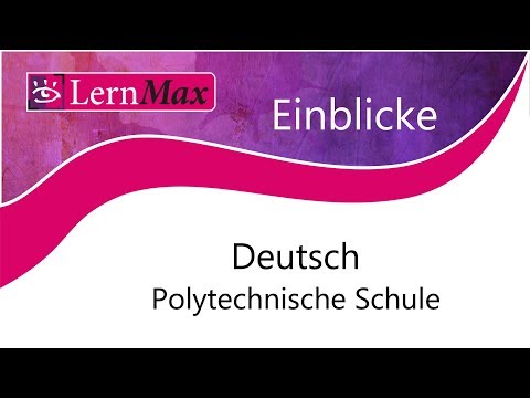LernMax Einblicke - Deutsch für die Polytechnische Schule