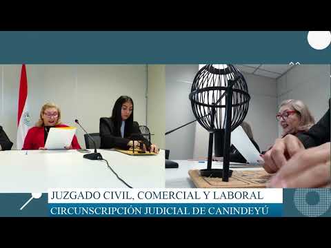 13/04/2026 -  Sorteo de Expediente del Juzgado Civil, Comercial y Laboral de Saltos del Guairá