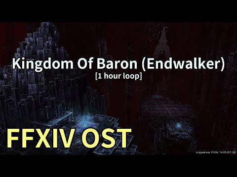 Kingdom Of Baron (Endwalker) [1 hour loop] / The Lunar Subterrane Theme - FFXIV OST