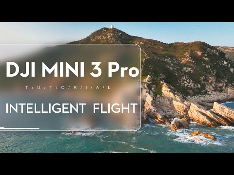 Part of a video titled DJI Mini 3 Pro | How to Use the Intelligent Flight Modes - YouTube
