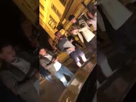 Everyone joins in on the Boom, Boom, Boom, Boom on the street