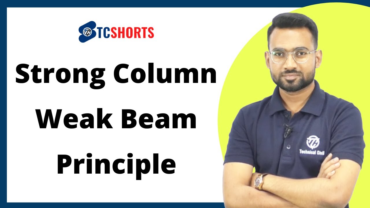 Strong Column Weak Beam Principle | #TCShorts | Technical civil