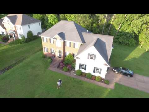 A drone's view of our neighborhood in Poquoson, Virginia
