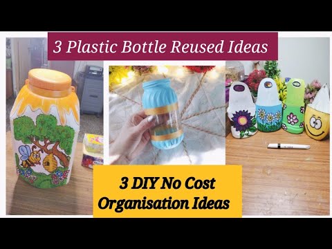 Plastic Bottle reused Ideas | 3 Plastic Bottle reused Ideas || Waste Material Craft Ideas