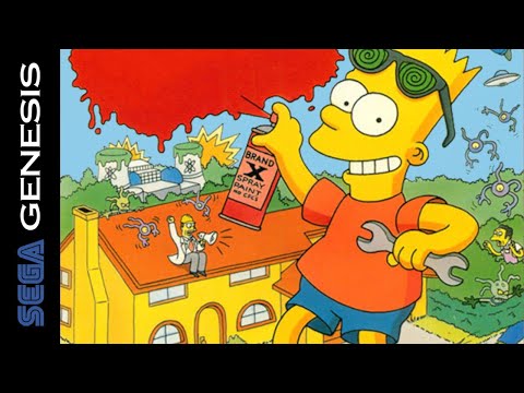 The Simpsons: Bart vs. the Space Mutants (Genesis) Playthrough