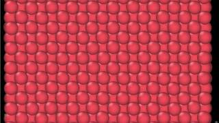 Thermal motion of Ni atoms at 300K, simulated on nanoHUB