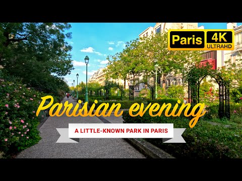 Paris Evening Walk – 4K – Promenade Pereire | 17th Arrondissement