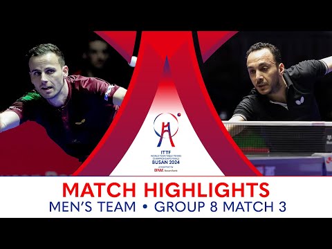 Tiago Apolonia (POR) vs Mohamed El Beiali (EGY) | MT G8 - Match 3 | #ITTFWorlds2024