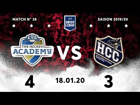 18.01.2020 EVZ Academy - HC La Chaux-de-Fonds (4-3)