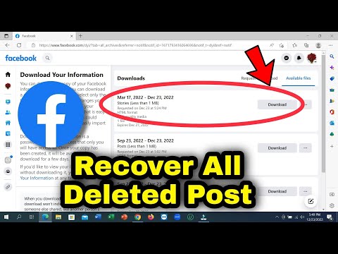How To Recover Deleted Posts on Facebook