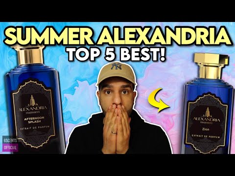 TOP 5 SUMMER ALEXANDRIA FRAGRANCES! Best Alexandria Fragrances Perfumes Ranked & Reviewed!