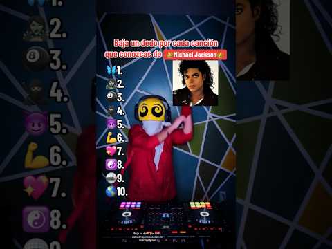 Baja un dedo por cada canción de Michael Jackson👑🔥