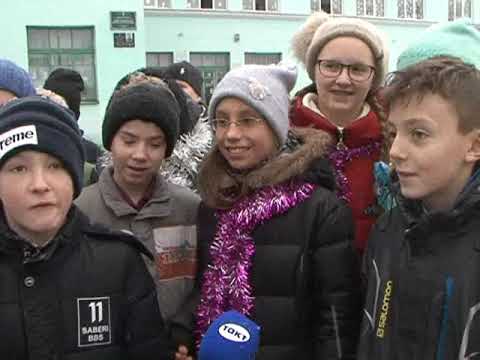 В Курске по железнодорожному округу Дед Мороз катался на санях