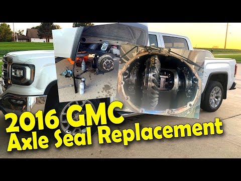2016 GMC Sierra Rear Axle Seal Replacement | Silverado, Tahoe, Suburban, GM Trucks 2014-2019