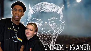 FIRST TIME HEARING Eminem - Framed REACTION | EM HAD ME GLUED TO THE SCREEN THE WHOLE VIDEO 😳😔