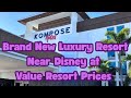 Newest Deluxe Resort Just Outside Walt Disney World The Kompose Hotel Kissimmee Florida April 2025