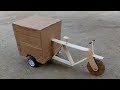 Life Hacks How To Make Cargo Cycle Rickshaw Using Dc Moter At Homemade Electric Cargo Cycle