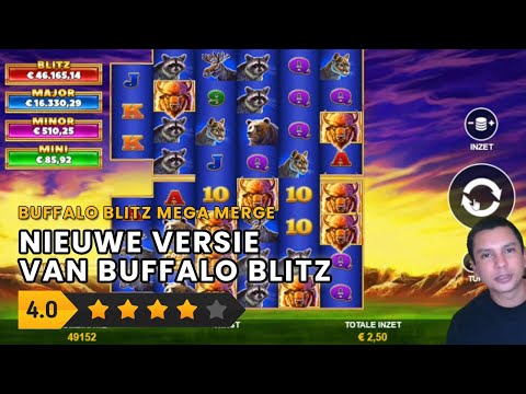 Gokkast Review: Buffalo Blitz Mega Merge (Playtech)
