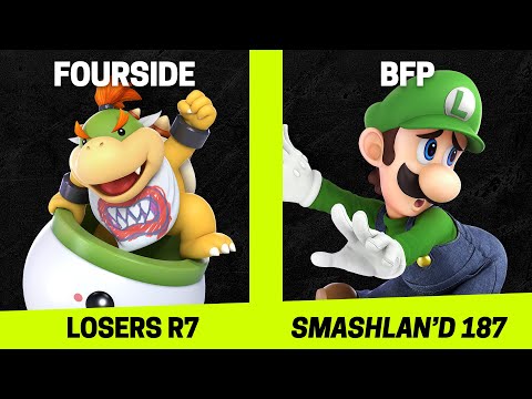 SmashLAN'd 187 Losers R7 - fourside (Bowser Jr.) vs BFP (Luigi) - SSBU Tournament