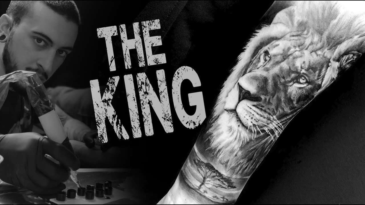 REALISTIC LION TATTOO
