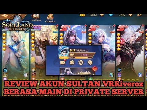 REVIEW AKUN SULTAN VRRiveroz TOP GLOBAL 1(WLD-116) BERASA MAIN PRIVATE SERVER + REVIEW HW TAI AH|SLR