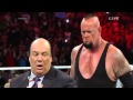 WWE main event 18 march 2014 Undertaker ...