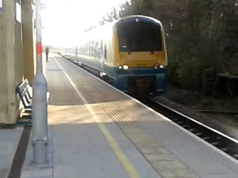 Prestatyn Station: Llandudno - Manchester Airport train 20.4.13