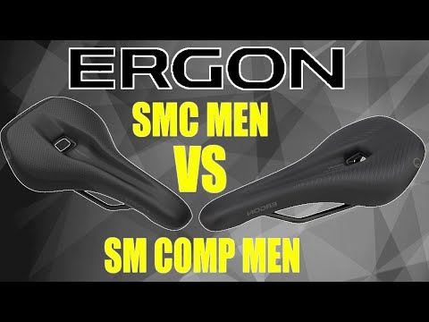 ERGON SMC MEN VS ERGON SM COMP MEN  SADDLES // WEIGHT SIZES SPECIFICATIONS DIFFERENCES