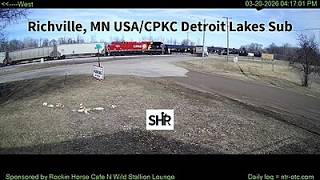 Richville Train Cam (CPKC Detroit Lakes Sub)
