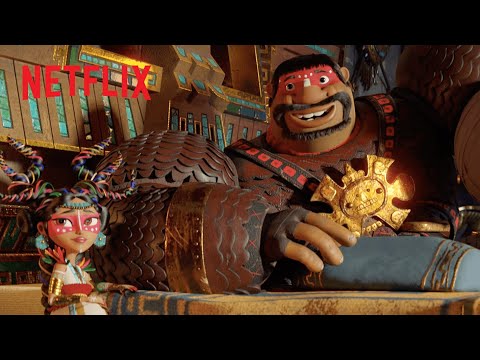 King & Queen Teca Meet The Three | Maya and the Three | Netflix After School