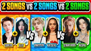 🎶 2 Songs vs 2 Songs vs 2 Songs 🎶 Pick 1 Team! ⭐ ANSWER - KPOP QUIZ 🎮