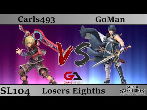 Carls493 (Shulk) vs GoMan (Chrom) - Losers Eighths: SmashLAN'd 104
