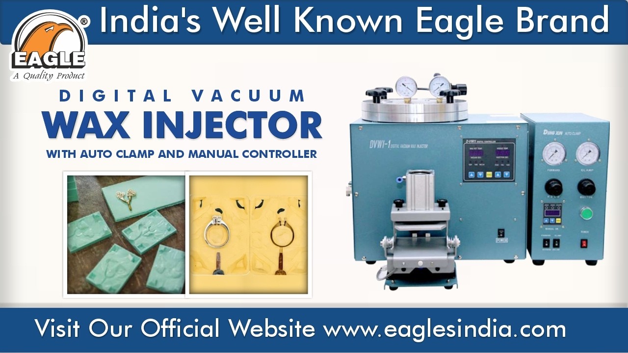 Digital Vacuum Wax Injector With Auto Clamp And Manual Controller