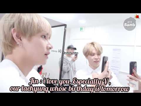 remember jin wished taehyung happy birthday on stage 😍😍😍 #taekook #jin #HBV🎂🎈