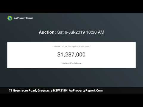 72 Greenacre Road, Greenacre NSW 2190 | AuPropertyReport.Com