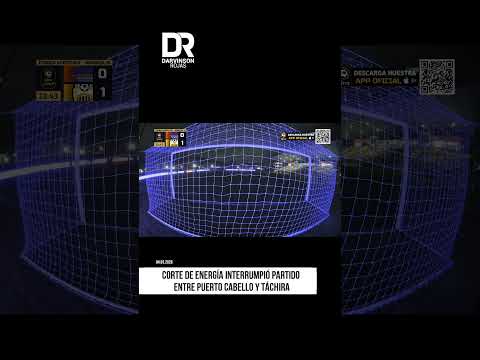 Corte de luz detuvo encuentro entre Academia Puerto Cabello y Deportivo Táchira