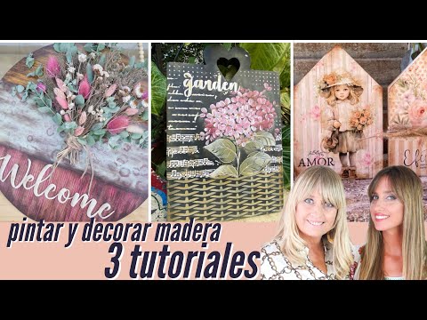 Hands on TV Tutorials for painting wood, decoupage, stamps, stencils, silk sheets