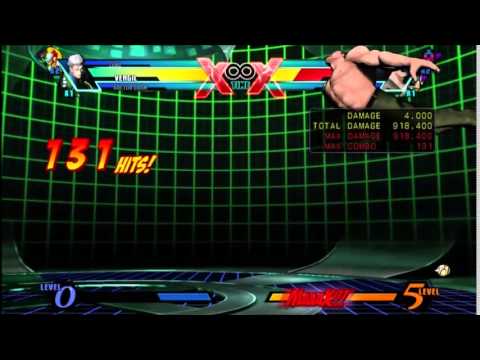 UMVC3: Doom Front Throw Combo with Vergil Extension (Easy then Hard Version)