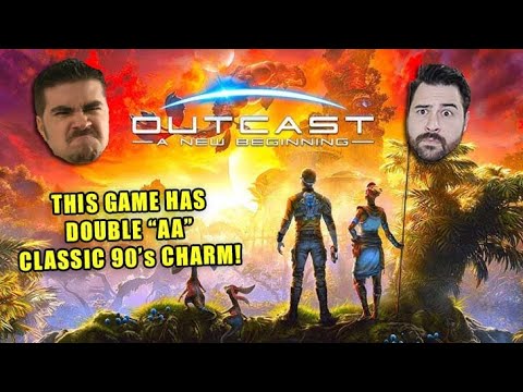 AngryJoe Plays Outcast: A New Beginning  - Double "AA" Gaming 90's Charm!