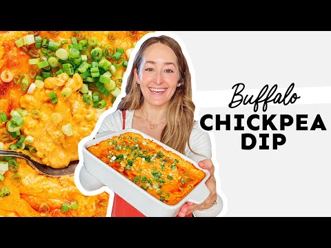 Buffalo Chickpea Dip (Vegetarian!)