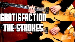 Gratisfaction - The Strokes  ( Guitar Tab Tutorial &amp; Cover )
