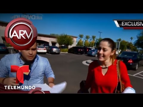 Esposa de Larry Hernández no quiere hablar de su demanda de divorcio | Al Rojo Vivo | Telemundo