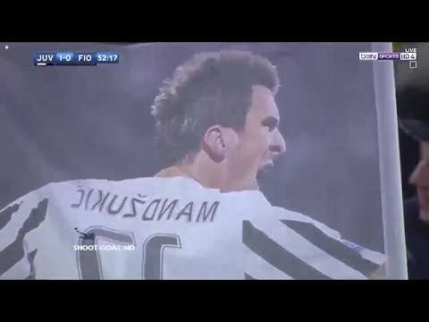Mario Mandzukic GOAL Juventus Vs Fiorentina 1 0  20 09 2017