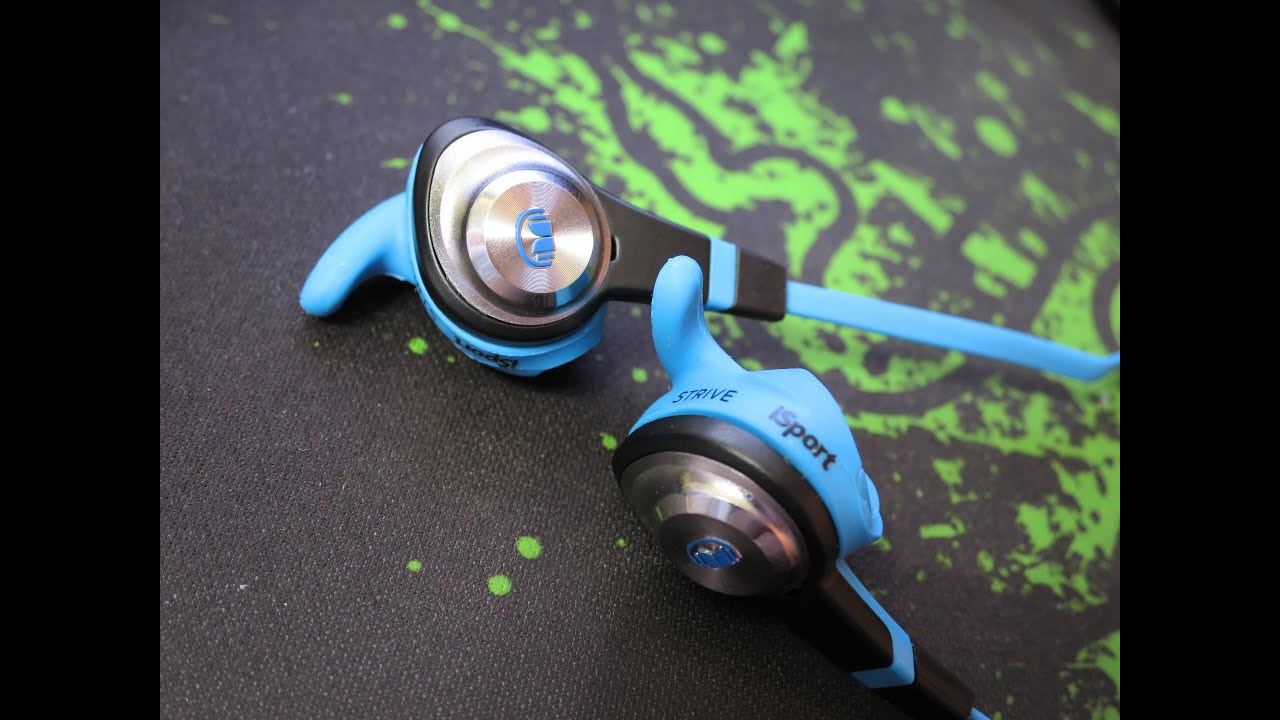 Наушники Monster iSport Strive, синие
