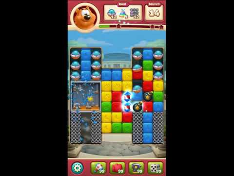 Toon Blast Level 3998 - NO BOOSTERS 🐻🐺🐱 | SKILLGAMING ✔️