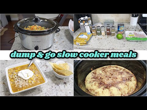 DUMP & GO CROCK POT MEALS | QUICK & EASY CROCK POT RECIPES | MISS GREEN EYES