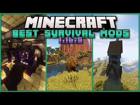 Top 20 Mods that Make Minecraft Survival Even Better! [1.16.5][Forge]