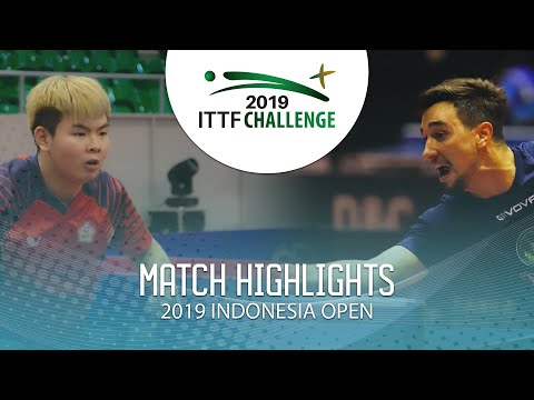 Huang Yu-Jen vs Daniel Memmi | 2019 ITTF Indonesia Open Highlights (Group)