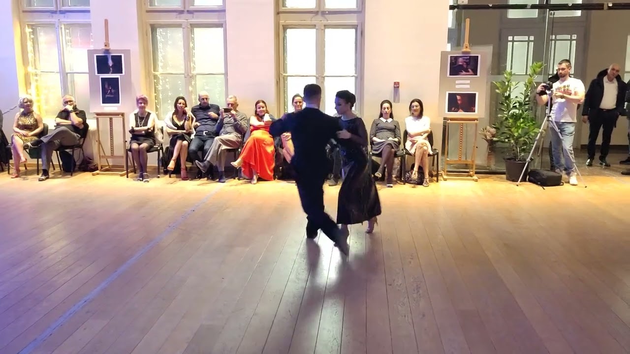 Sueño de Tango Niš, Milonga Gran Sueño, 13.1.2023, performance by Sophie Sperling & Csongor Kicsi 3