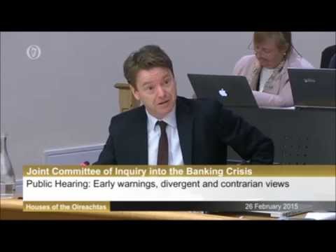 David McWilliams in the Oireachtas Banking Inquiry